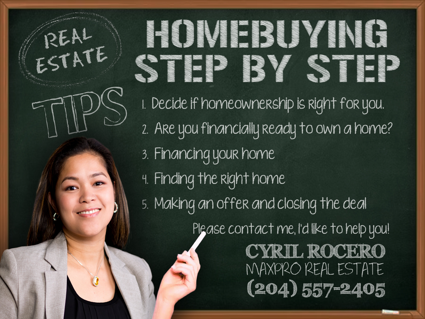 HOMEBUYING STEP BY STEP - Your Guide to Buying a Home in Canada - With Cyril Rocero - MaxPro Real Estate - Winnipeg Realtor